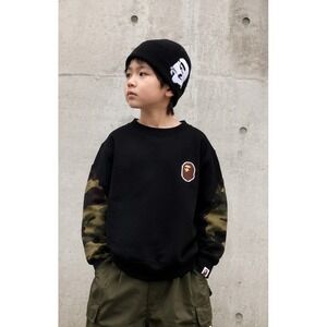 Bape A Bathing Ape Camo Hoodie Kids Cotton Quiet Luxury 110 Skater Urban Y2K 4t